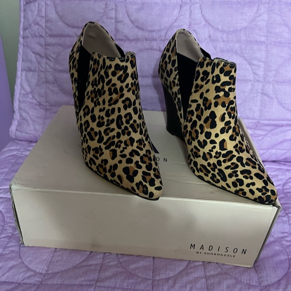 Leopard booties by shoeDazzle - Picture 3 of 4